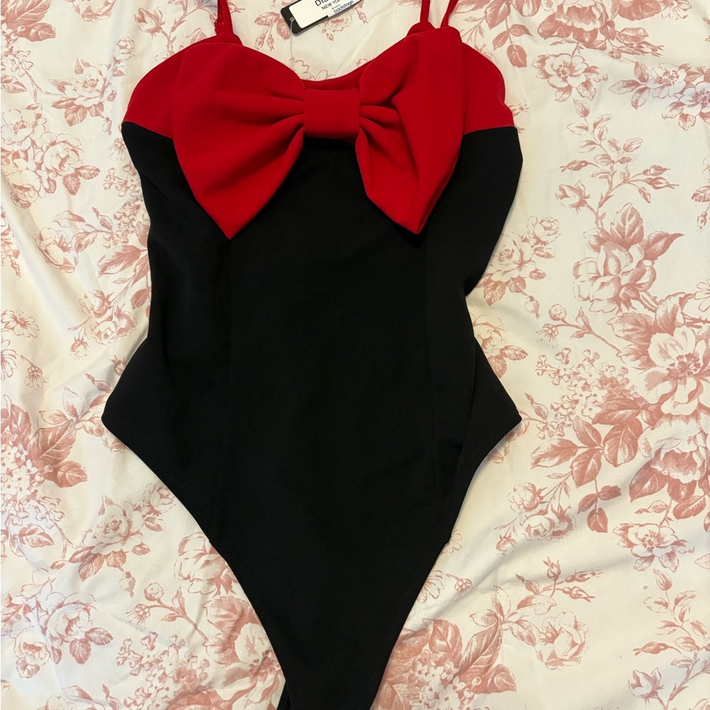 Discreet Black and Red Apparel